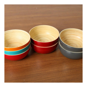 Cuenco de bambú natural ecológico para ensalada, fruta, fideos, reutilizable y duradero, ideal para servir en el hogar o en el restaurante - Product Image 6