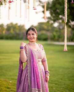 Launch New Heavy Embroidery Sequence Work Navratri Special Faux Georgette <b>Fabric</b> Lehenga Choli for <b>Indian</b> & Pakistani Clothing - Product Image 2