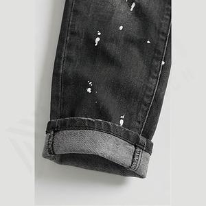 Pantalones Vaqueros de Mezclilla Elásticos Rotos para Hombre, Corte Ajustado, Color, Talla y Logotipo Personalizables, Jeans Duraderos, Venta al por Mayor, Alta Calidad - Product Image 6