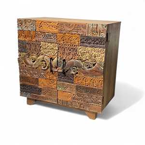 Mueble de Madera Rústico Hecho a Mano para el Hogar, Mueble de Madera Maciza para Sala de Estar, Bar o Uso General en el Hogar - Product Image 1