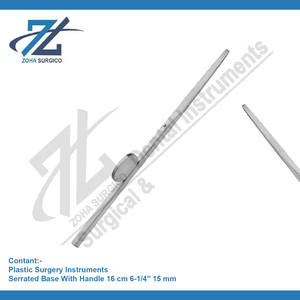 Mango de osteótomo nasal TARDY 16 cm 6-1/4 "10mm realizar cortes óseos de osteotomía especialmente para estrechar o realinear los huesos nasales - Product Image 2