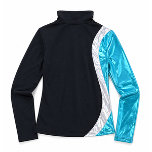 Custom Cheerleading Holographic PU <b>Glitter</b> Warm up <b>Jacket</b> Rhinestone Cheer Team Personalized <b>Jacket</b> For Girls Dance Practice - Product Image 3
