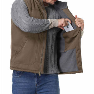Chaleco de Lona para Hombre, Diseño Único 2026, Precio Económico al por Mayor, 100% Algodón, Transpirable, Estilo Urbano Informal - Product Image 3