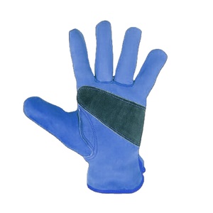 Heavy Duty Cowhide Grain Leather <b>Driver</b> <b>Gloves</b> Comfortable Arm Protection with Heat Spark Abrasion Resistance Safety <b>Gloves</b> - Product Image 4