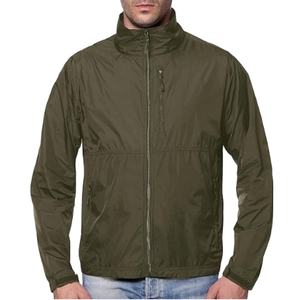 Chaqueta Cortavientos Personalizada de Estilo Simple y Moderno para Hombre, Impermeable, Holgada, Ligera, para Senderismo al Aire Libre, Resistente al Viento - Product Image 1