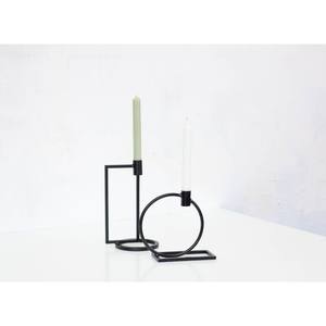 Porte-bougies assortis en fer, modernes, faits à la main, écologiques, durables, sans flamme, de qualité supérieure, pour mariage et Noël - Product Image 1