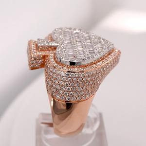 Bague de créateur vintage de luxe en argent sterling 925 avec diamant de laboratoire serti en canal, certificat IGI, pièce maîtresse R B GEMS HIKKH13 - Product Image 5