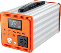 150W 300W Catu Daya Portabel Ringan Pengontrol MPPT Kompatibel Mobil Penting untuk Penggunaan Darurat di Luar Ruangan, Berkemah, dan Rumah 120-200wh