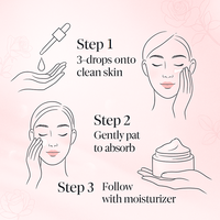 Sérum de Visage Éclat à la Rose de Damas Certifié GMP de Marque Privée