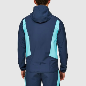 Nouvelle veste de sport réfléchissante pour homme, 100 % polyester, imperméable, coupe-vent, double poche, logo frontal, haute visibilité - Product Image 3