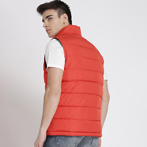 Chaleco acolchado transpirable de alta calidad para hombre, talla grande personalizada, chaleco holgado de estilo informal sin mangas sólido cálido para invierno - Product Image 4