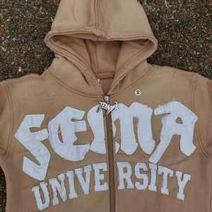 Wholesale Manufacturers Men Hoodie 100% Polyester Color Block Knitted Casual Pullover Hoodie Custom Sublimation <b>Print</b> Men - Product Image 5