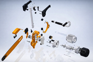 Motosierra Eléctrica Industrial de 6 kW HF para Producción de Leña - Product Image 2