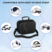 STARTRC Sac de rangement pour accessoires VR/AR/MR, étui de transport pour casque VR Quest 3, compatible avec la plupart des casques du marché