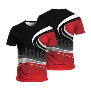 T-shirt de sport unisexe à séchage rapide respirant confortable d'été à la mode T-shirt à manches courtes quotidien décontracté confortable - Product Image 4