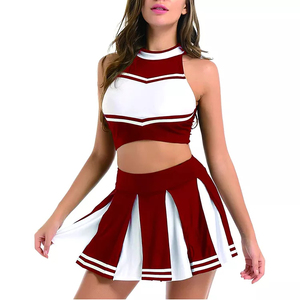 Uniformes de Animadoras Unisex de Alta Calidad 100% Orientados a la Exportación, Nuevo Modelo sin Mangas con Impresión Digital para Adultos, Venta al Por Mayor OEM de Seda - Product Image 2