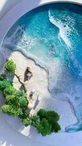 กรอบรูปทำมือทรงสี่เหลี่ยมผืนผ้าจากกระดูกควาย ดีไซน์คลื่นทะเล คุณภาพดีที่สุดจาก HF Industries ราคาสุดคุ้ม - Product Image 4