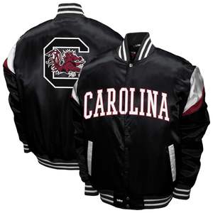 Vente en gros Veste universitaire en satin personnalisée Veste Letterman brillante avec broderie pour les équipes, les écoles et les événements - Product Image 4