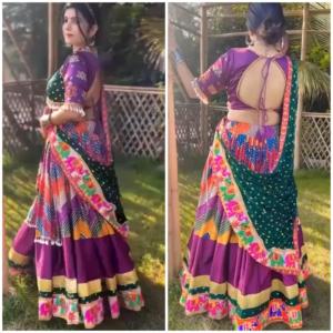 Moda étnica moderna Lehenga Choli bordado pesado trabajo zorro Georgette seda poliéster boda algodón alta demanda adultos fiesta - Product Image 6