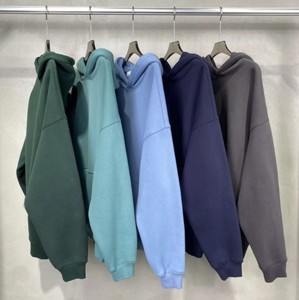 Vente en gros de sweats à capuche 100% coton pour hommes meilleur design doublé col à capuche couleurs unies logo personnalisé taille 6XL pour l'hiver - Product Image 3
