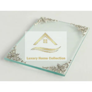 Wooden Enameled and Powder Coated Tray White Color for Food Snack and <b>Sweets</b> Serving and Display in Wedding and <b>Birthday</b> Parties - Product Image 2