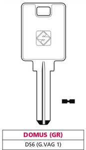 Llave Punzonada de Latón Ds6 (g. Vag 1) Domus (gr) - Product Image 1