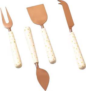 ชุดมีดหั่นชีสสแตนเลสมีดหั่นชีสและเครื่องมือสำหรับขนมอบมีดหั่นชีสดีไซน์ทันสมัย - Product Image 5