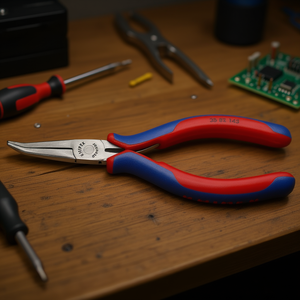 Têtes de pinces électroniques Knipex, polies miroir, avec poignées multi-composants - Product Image 3
