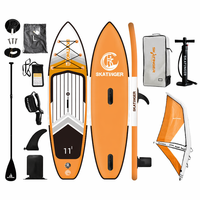 Planche de surf à voile OEM pour kitesurf, windsurf, SUP, voile de kitesurf, aile de windsurf, planche à pagaie pour eaux offshore, fabriquée en PVC Drop Stitch