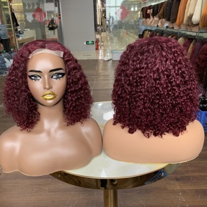 วิกผมแท้แบบ Pixie Curly ขนาด 12 นิ้ว ปี 2026 รุ่นใหม่ล่าสุด พร้อมฐานปิด 4x4 แสกกลาง จากผู้จำหน่ายผมแท้ - Product Image 1