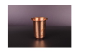 Gobelet en acier inoxydable martelé en cuivre, vente chaude 2026, gobelet à bière personnalisé en métal pour les fêtes - Product Image 2