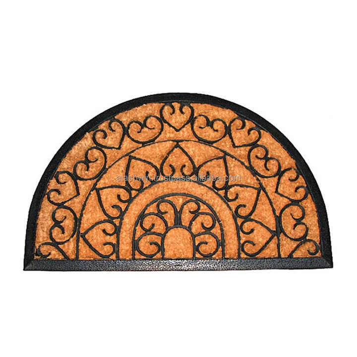 Coconut Coir Mat Exporters From With Best Quality Every Day Use Anti-skid Bears High Foot Fall Soft Cushion Feel Sturdy Enough