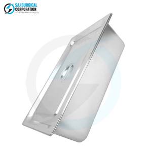 Plateau pour instruments chirurgicaux en acier inoxydable avec couvercle à charnières, fonctionnement manuel pour la chirurgie générale - Stockage stérile réutilisable et durable - Product Image 5