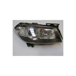 Renault Megane-2-07/09; Lampada anteriore compatibile destra elettrica/non motorizzata nera 5 Plug Lens lifting