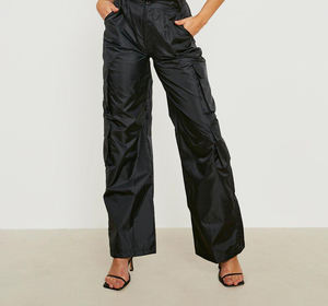 Pantalones Cortavientos Impermeables Reflectantes con Múltiples Bolsillos Personalizados para Hombre, Ropa Casual de Calle, Jogger de Talla Grande, Cintura de Nailon y Poliéster - Product Image 2