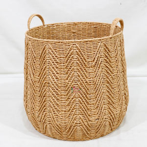 Artex Dong Thap Paper Rope Weaving <b>Wicker</b> <b>Baskets</b> Handmade Storage Containers and Gift Boxes for Practical Home Organization - Product Image 5