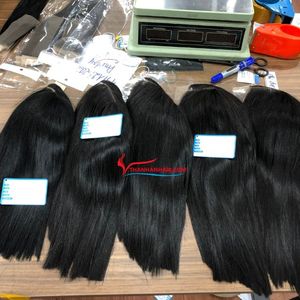 HOT TRENDING 100% Pelucas completas de cabello vietnamita crudo Hueso Recto Encaje Pelucas de cabello humano Extensiones de cabello de alta calidad - Product Image 4