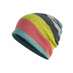 หมวกบีนนี่ถักอบอุ่นสำหรับฤดูหนาวผ้าคอตตอน/ผ้าขนสัตว์ระบายอากาศกันน้ำออกแบบเองได้สำหรับการเดินทาง - Product Image 2