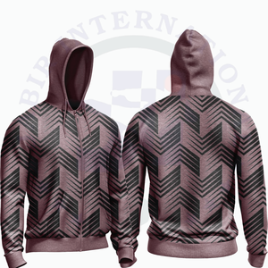 Sudadera con capucha de logotipo personalizado de alta calidad, peso pesado, gran tamaño, hombro caído, sublimación, estampado de transferencia, patrón sólido, cremallera, ropa informal - Product Image 3