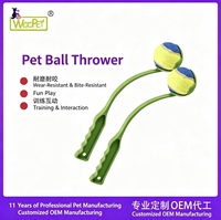 Lanceur de balles pour animaux de compagnie, jouet interactif pour chiens et chiots, pour l'exercice en extérieur, vente en gros, collection de couleurs assorties