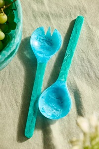 Resin Flatware Serving Tableware Set Spork Salad Spoon for Casual Formal Dining Wholesale Kitchenware - Product Image 3