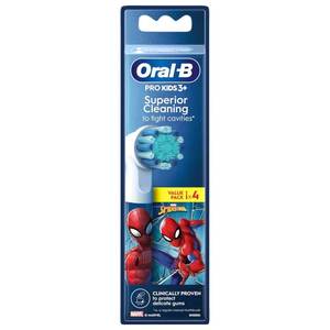 Têtes de rechange pour brosse à dents électrique Oral-B PRO KIDS Spiderman, lot de 4 - Product Image 2