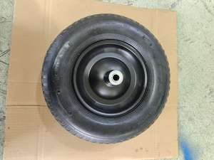 Roues à roulettes en acier pour chariot, chariot à main, générateur, tondeuse à gazon, fabrication vietnamienne, 16 pouces, 400-8, pneumatique sans chambre à air, roue de remplacement - Product Image 2