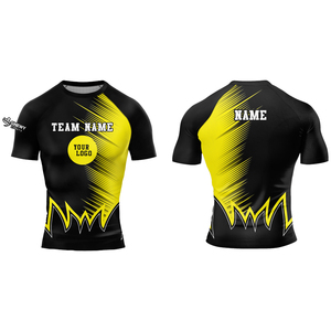 Chemises de compression imprimées par sublimation personnalisée Surfant Mma Rash Guard Unisex Rash Guard - Product Image 4