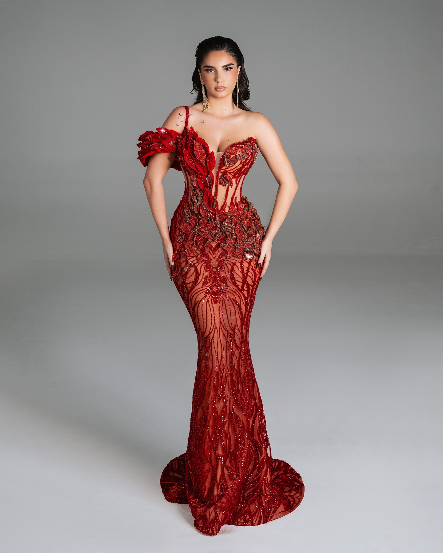 Celestial Charm Turkish Bridal Gown Design Satin Floor-Length Party Dress  with Natural Waistline| Alibaba.com