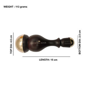 Premium 2-en-1 Kansa Wand Handheld Massage du visage ayurvédique pour la réduction des rides Amélioration de la beauté naturelle Original Indian - Product Image 6