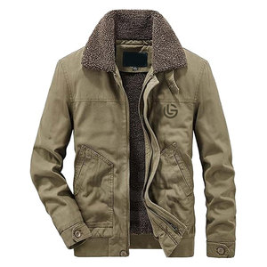 GLOBAL <b>LEATHER</b> 2025 Solid Color Casual <b>Men's</b> Winter Cotton <b>Jacket</b> Best Quality Breathable Quick Dry Comfortable - Product Image 1