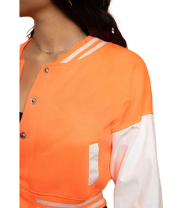 2024 veste d'université en laine personnalisée pour femmes nouveau Design avec patchs personnalisés broderie respirant tricoté veste d'université de culture - Product Image 4