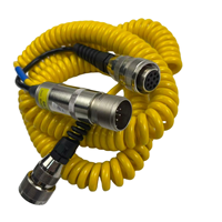 04-02-02786 & 05940046 Faisceau de câblage principal gauche de 1,5 m avec prise à vis 10 broches et prise baïonnette 7 broches pour finisseur routier BF8/BF6/BF900C