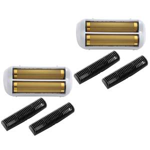 Cuchillas y Láminas de Repuesto para Afeitadora Eléctrica de Doble Cuchilla, Impermeables IPX7, con Manual en Alemán, para Afeitar Cara, Cuerpo y Barba - Product Image 5